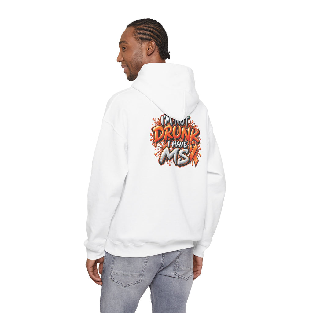 MS Awareness Hoodie | I'm Drunk I Have MS Graphic Sweatshirt