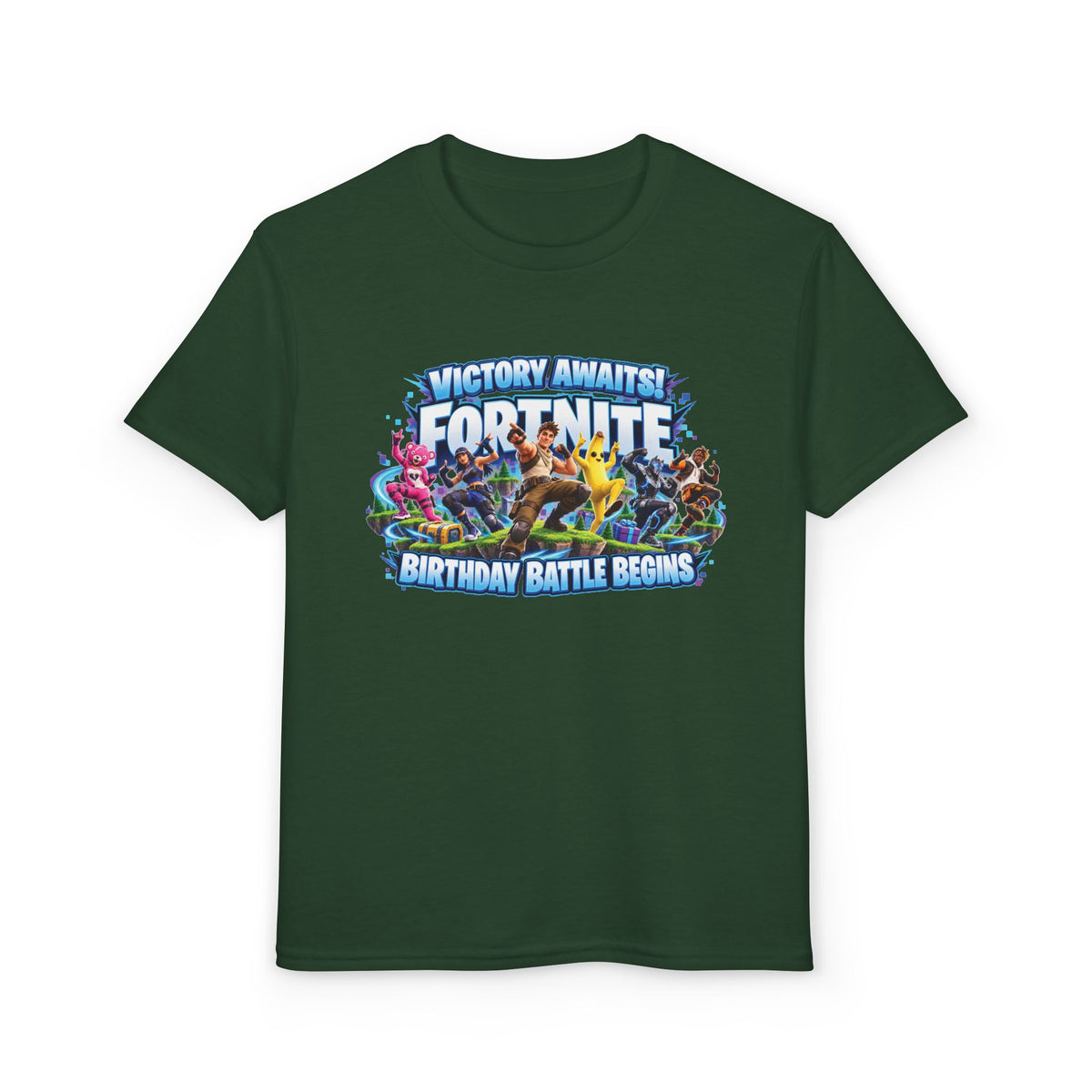 Fortnite Victory Awaits Birthday Battle Youth T-Shirt