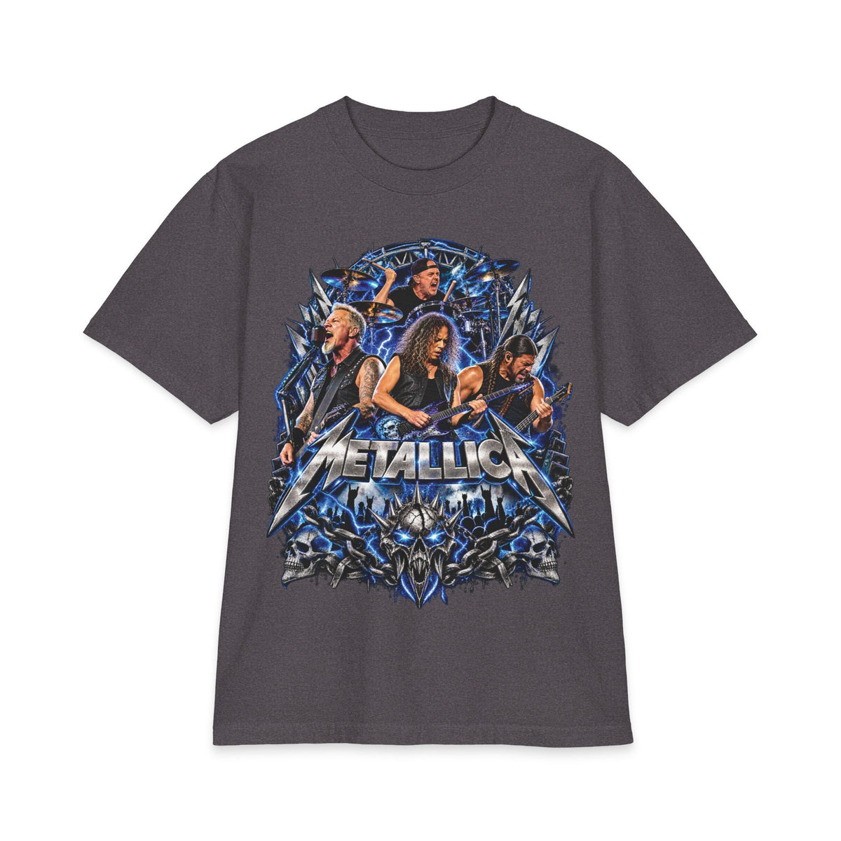 Metallica band montage T-Shirt | Rock band graphic tee
