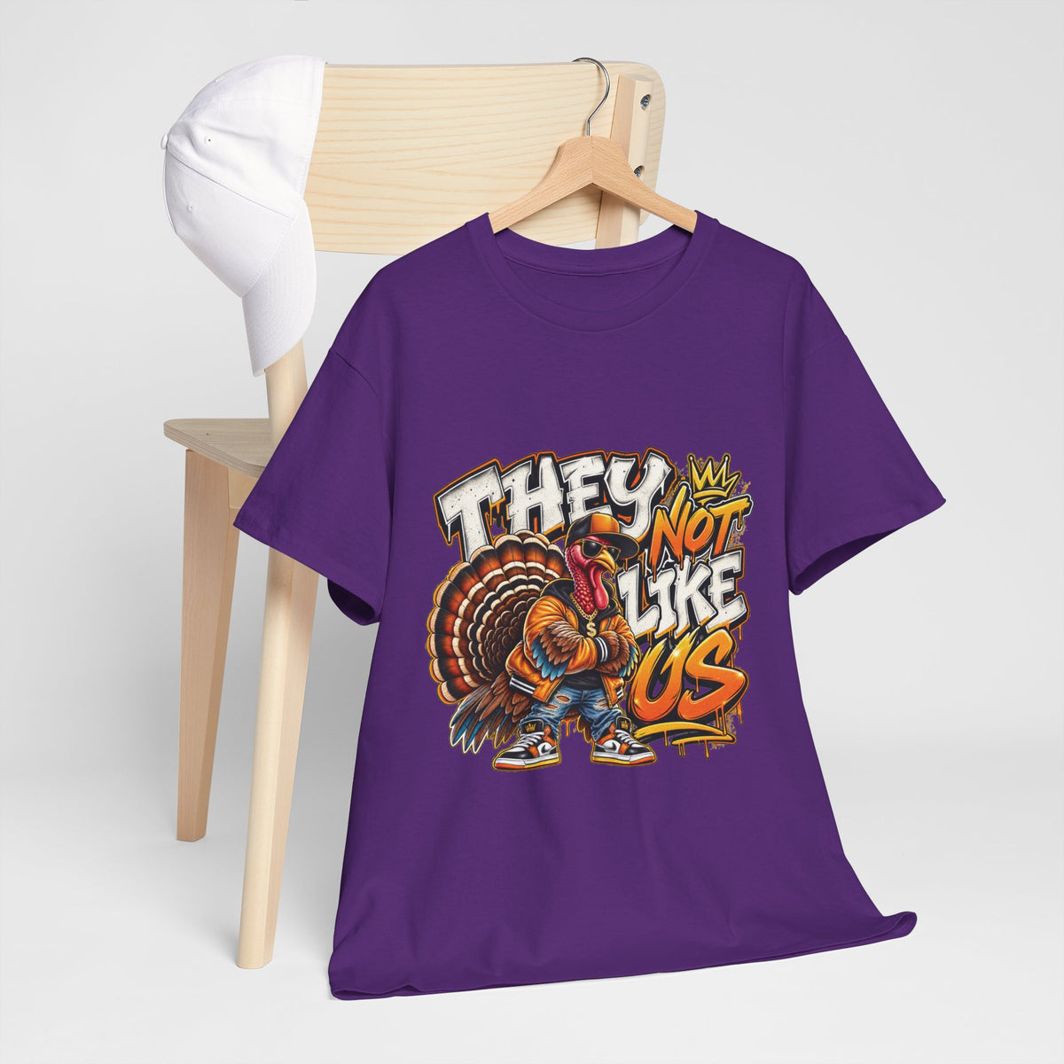 They Not Like Us Turkey Tee | Streetwear Thanksgiving Graphic Shirt