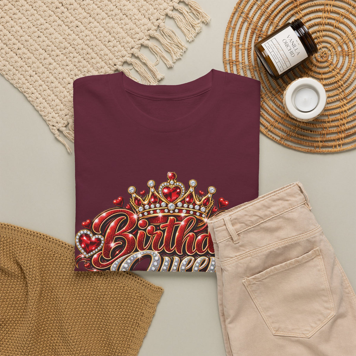 Birthday Red Queen Graphic T-Shirt