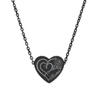 Engraved Heart Necklace – “Mom” Mother’s Day Gift
