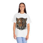 Tiger Face with Retro Script T-shirt