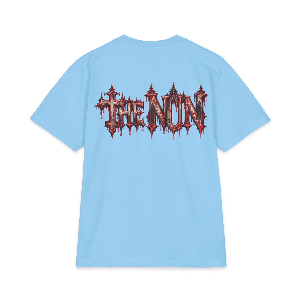 Horror Nun Illustration T-Shirt | Shes Watchin You Gothic Horror Tee