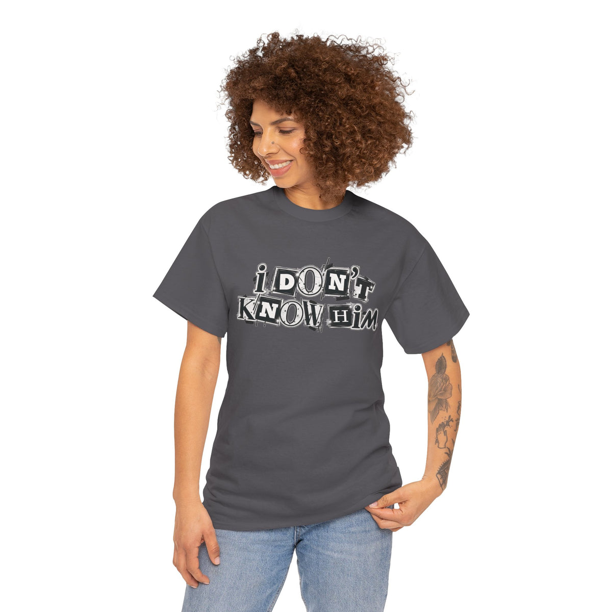 I Don’t Know Him Couples Statement T-Shirt