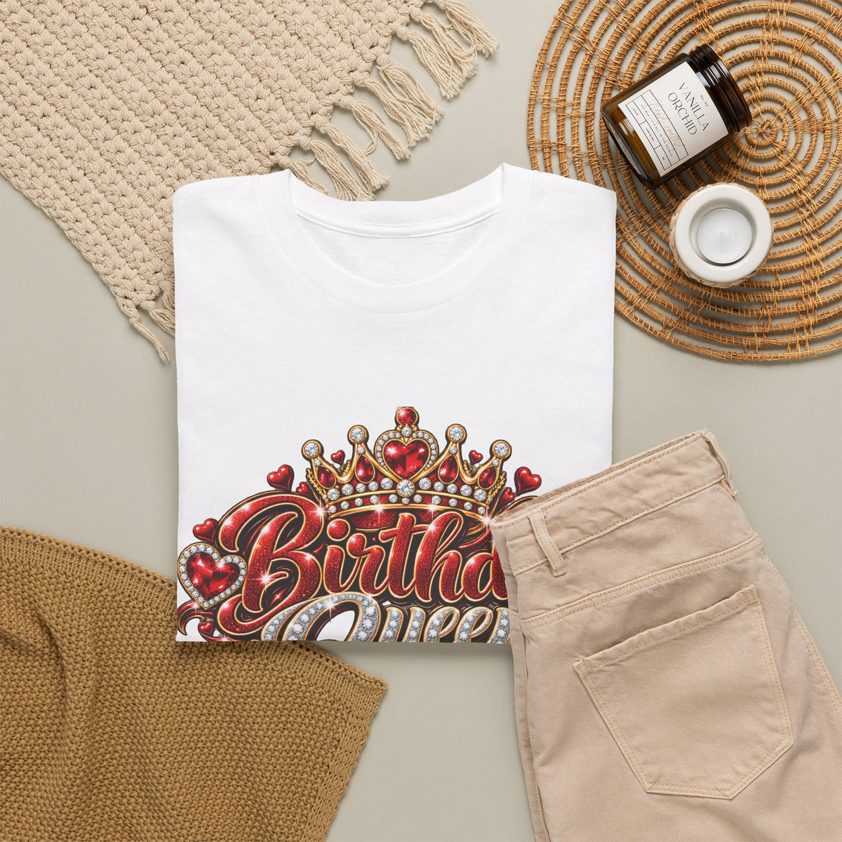 Birthday Red Queen Graphic T-Shirt