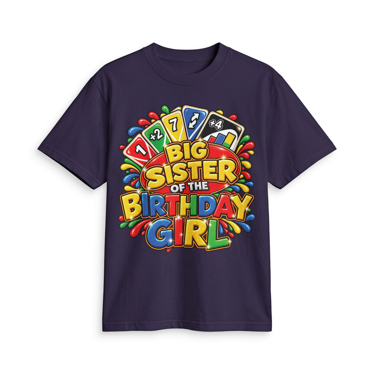 Big Sister Birthday Girl Graphic T-Shirt
