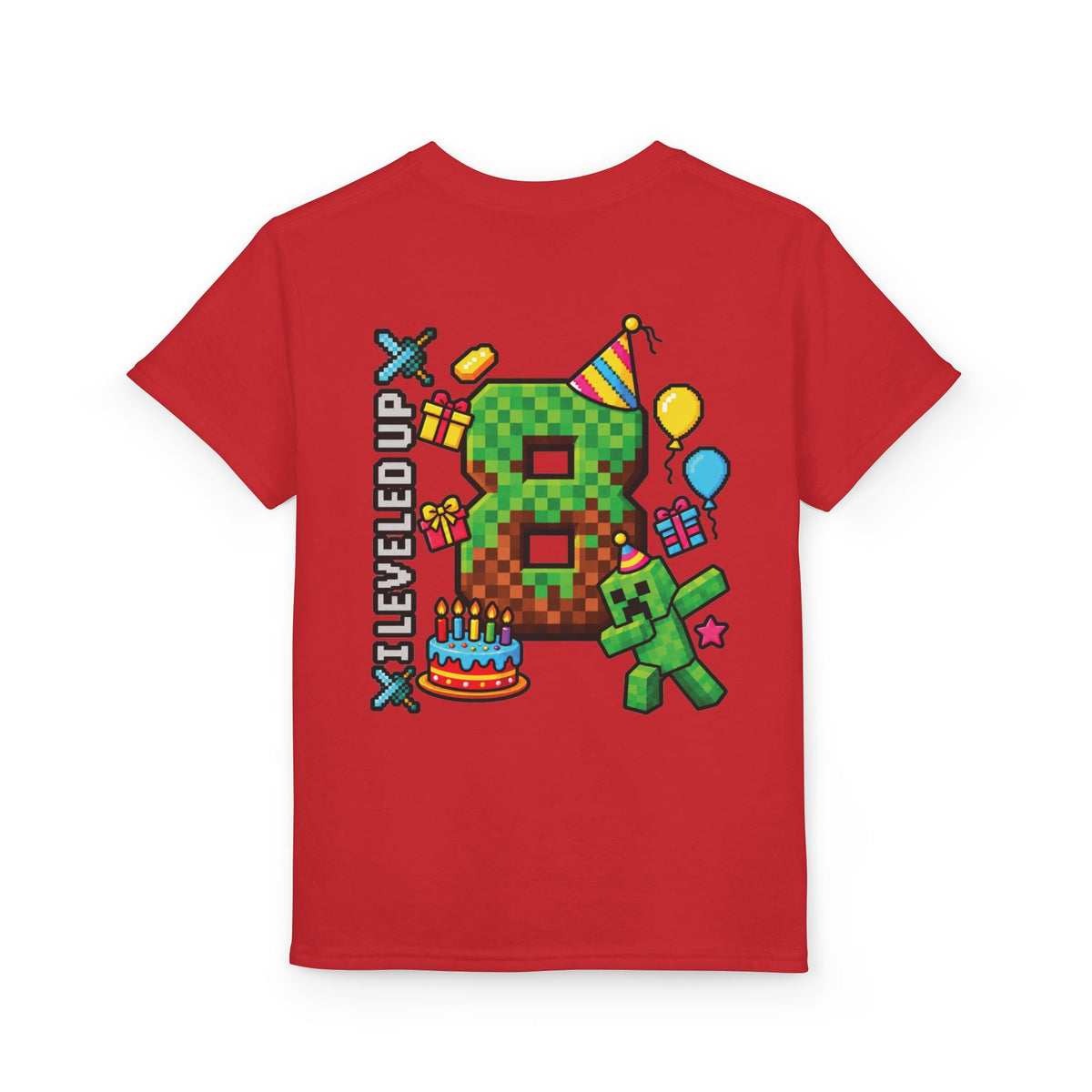 Bruh It’s My Birthday Minecraft-Inspired Youth T-Shirt