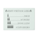 Grill Master's Timer Cutting Board | Beer Level Steak Doneness Chart