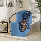 Detroit Football Lion Blanket | I Was a Detroit Football Fan Before It Was Cool velveteen
