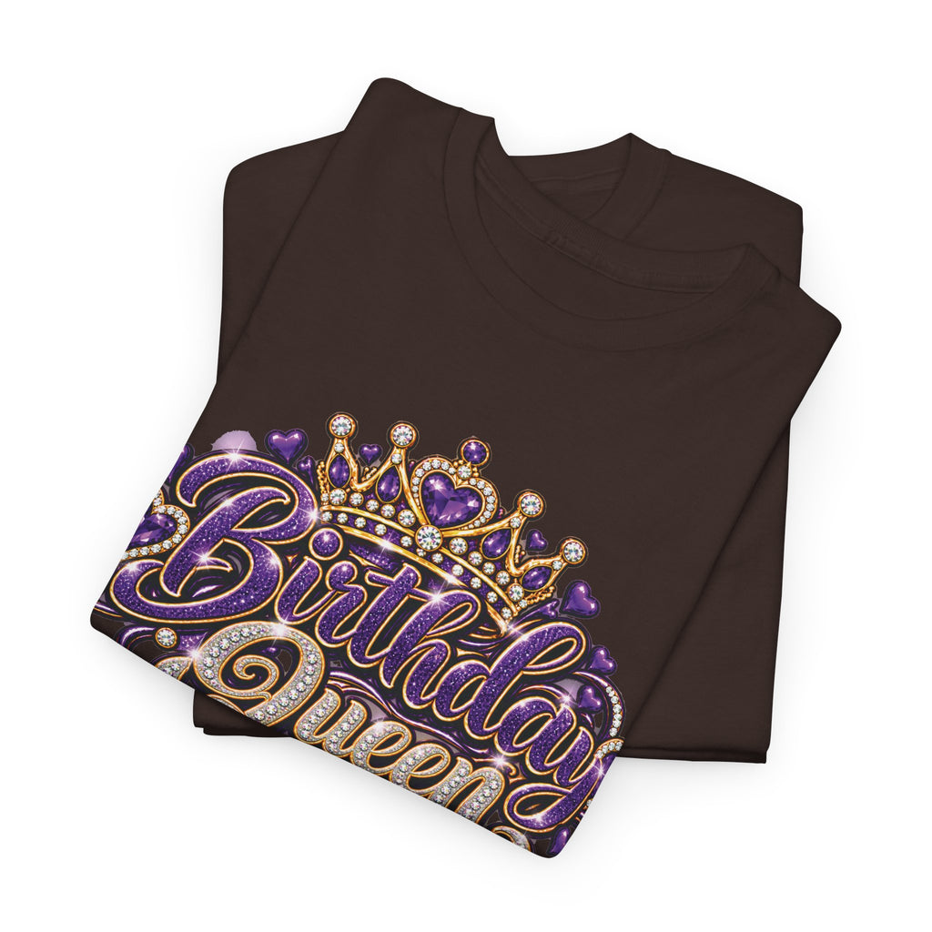 Birthday Purple Queen Graphic T-Shirt