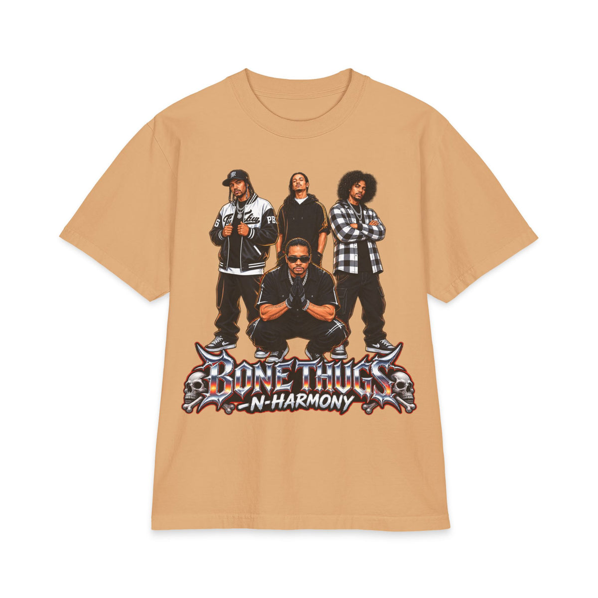 Boy Band Photo Graphic T-Shirt | Vintage Hip Hop Group Tee