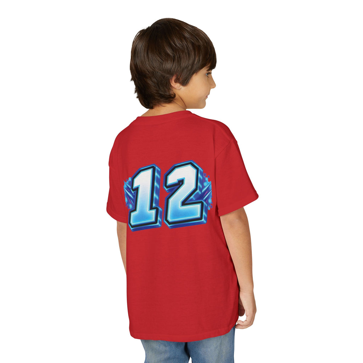 Fortnite Birthday Battle Begins Youth T-Shirt – Custom Number 12