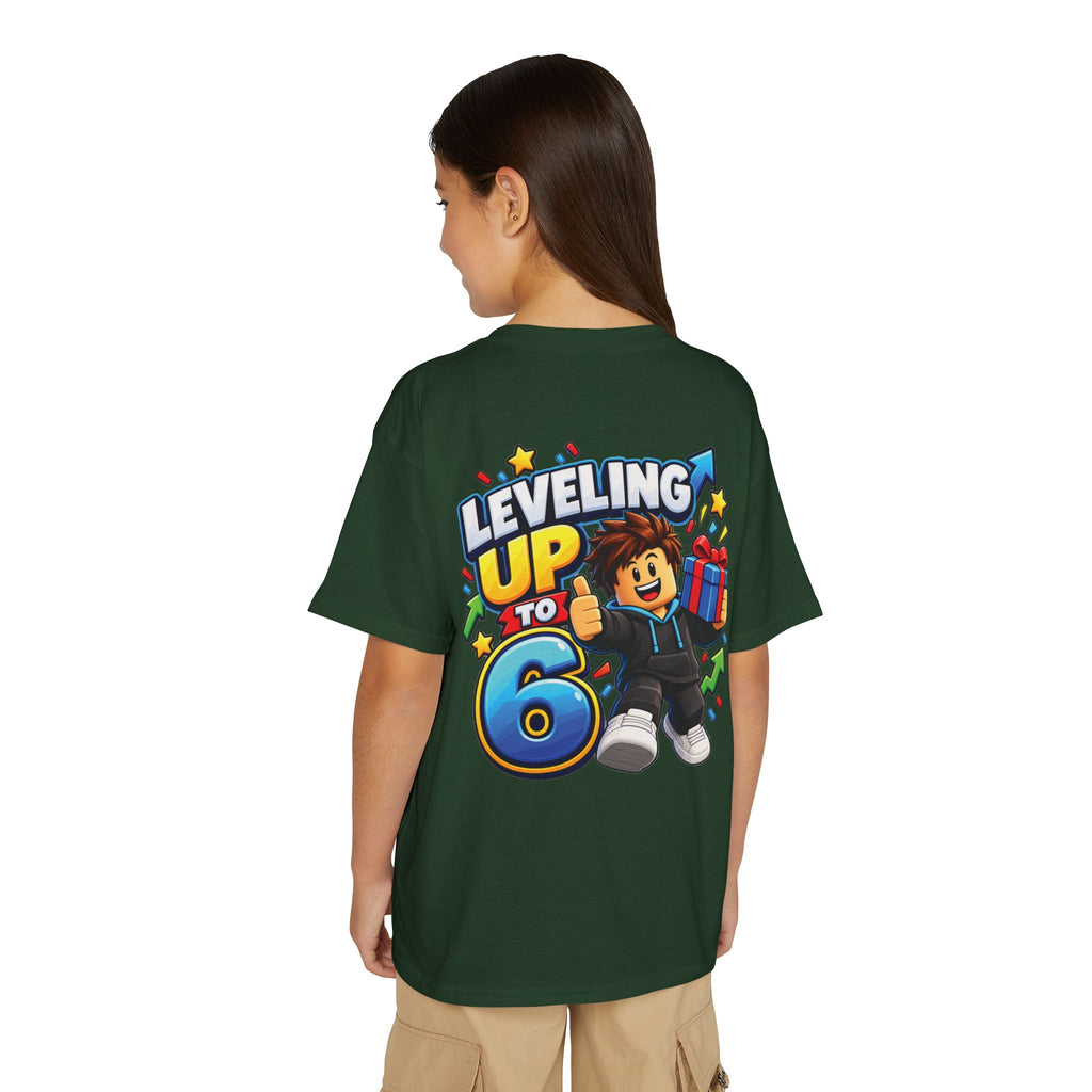 Roblox Birthday Leveling Up to 6 Youth T-Shirt