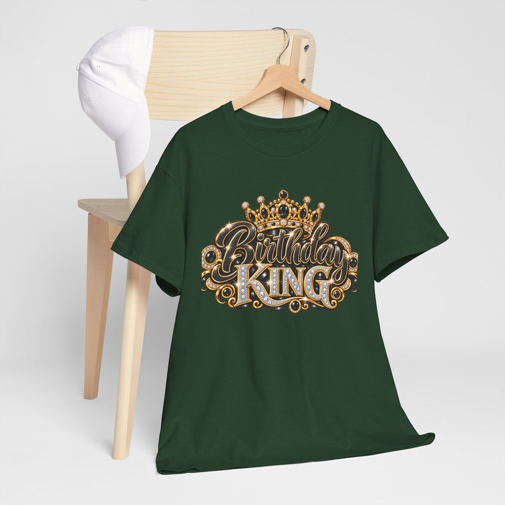 Birthday King Crown Graphic T-Shirt