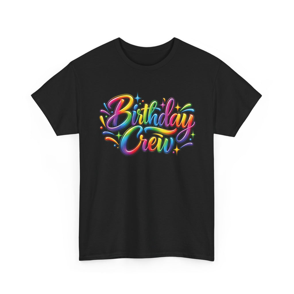 Birthday Crew Colorful Celebration T-Shirt