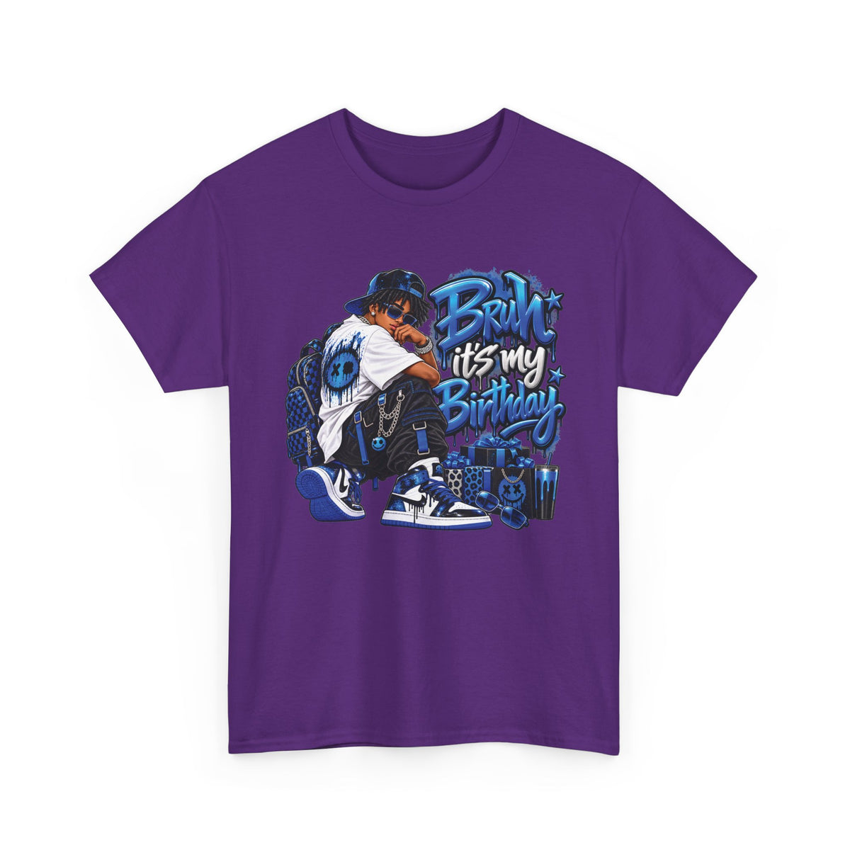 Bruh It’s My Birthday Graphic T-Shirt