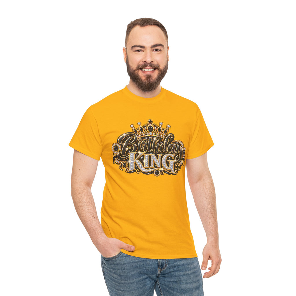 Birthday King Crown Graphic T-Shirt