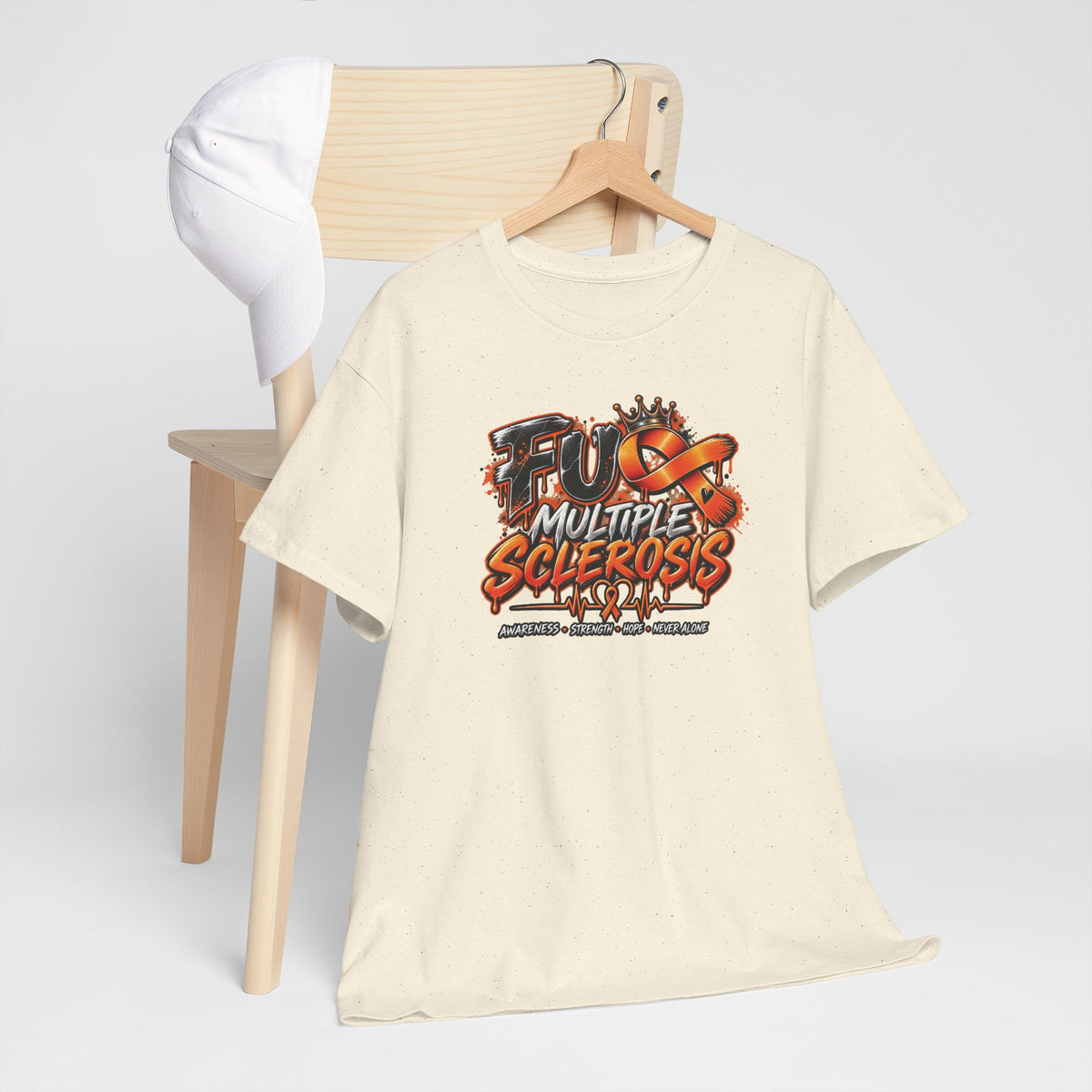 Fight Multiple Sclerosis T-Shirt | MS Awareness Ribbon, Neurology Support