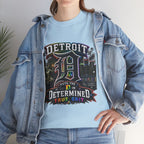 Detroit D Skyline Determined True Grit T-Shirt | City Pride Tee