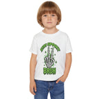Stay Spooky Bruh toddler t-shirt | Skeleton hand graphic, Halloween kids top