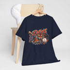 Detroit Tiger Baseball T-Shirt | Detroit skyline, claw marks