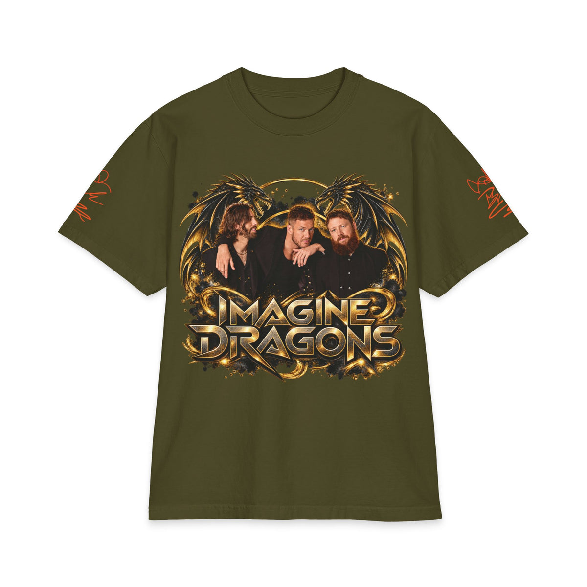 Imagine Dragon Logo T-Shirt | Band Photo Graphic Tee