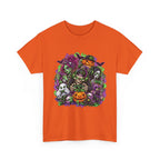 Spooky Halloween Monsters T-Shirt | Pumpkin, Ghost, Witch, Skeleton