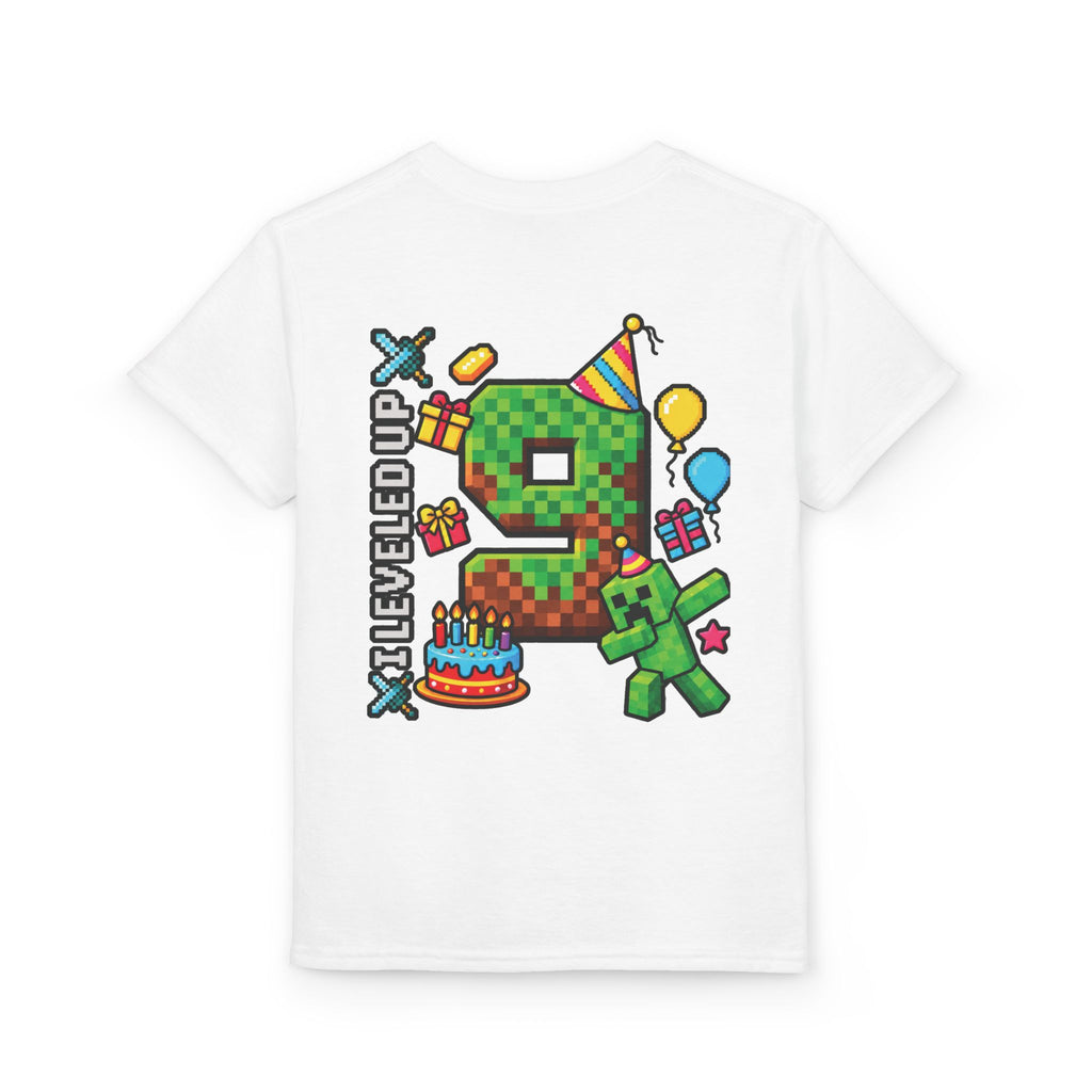 Minecraft Birthday Youth T-Shirt – “Bruh, It’s My Birthday” Gamer Party Tee