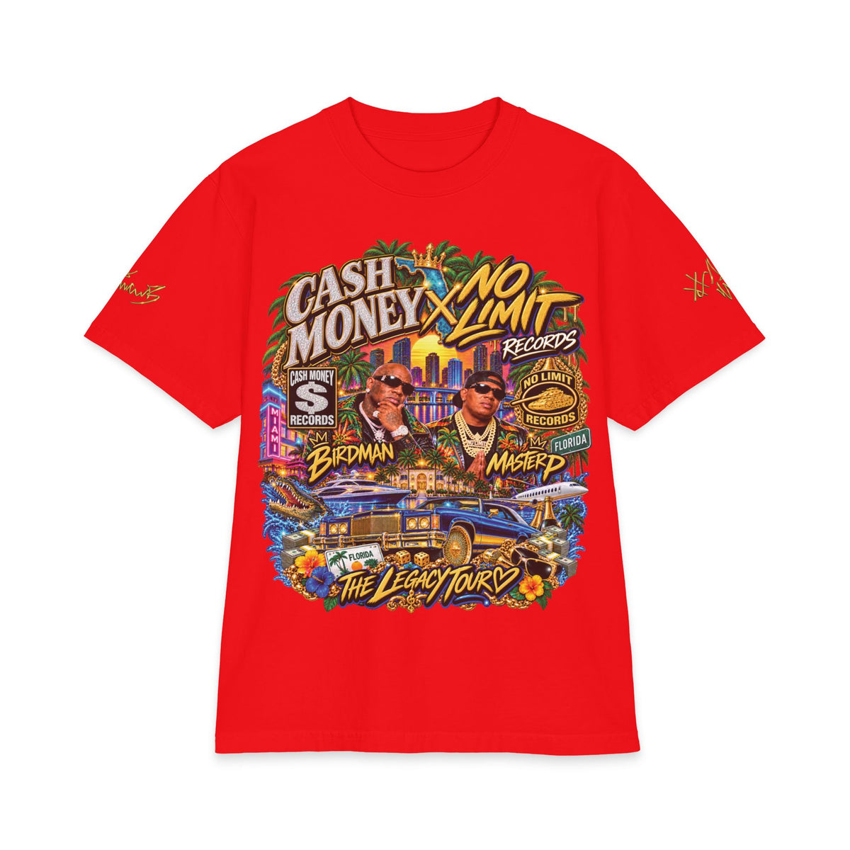 No Limit Cash Money Tour Shirt | Rap Crew Vintage Concert Tee