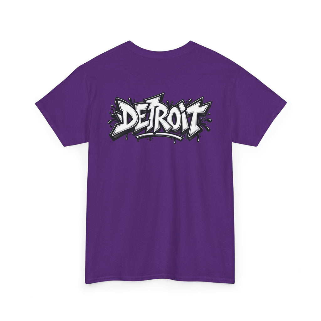 Detroit Lion Graffiti tee | Colorful Drip Lion Detroit Tee