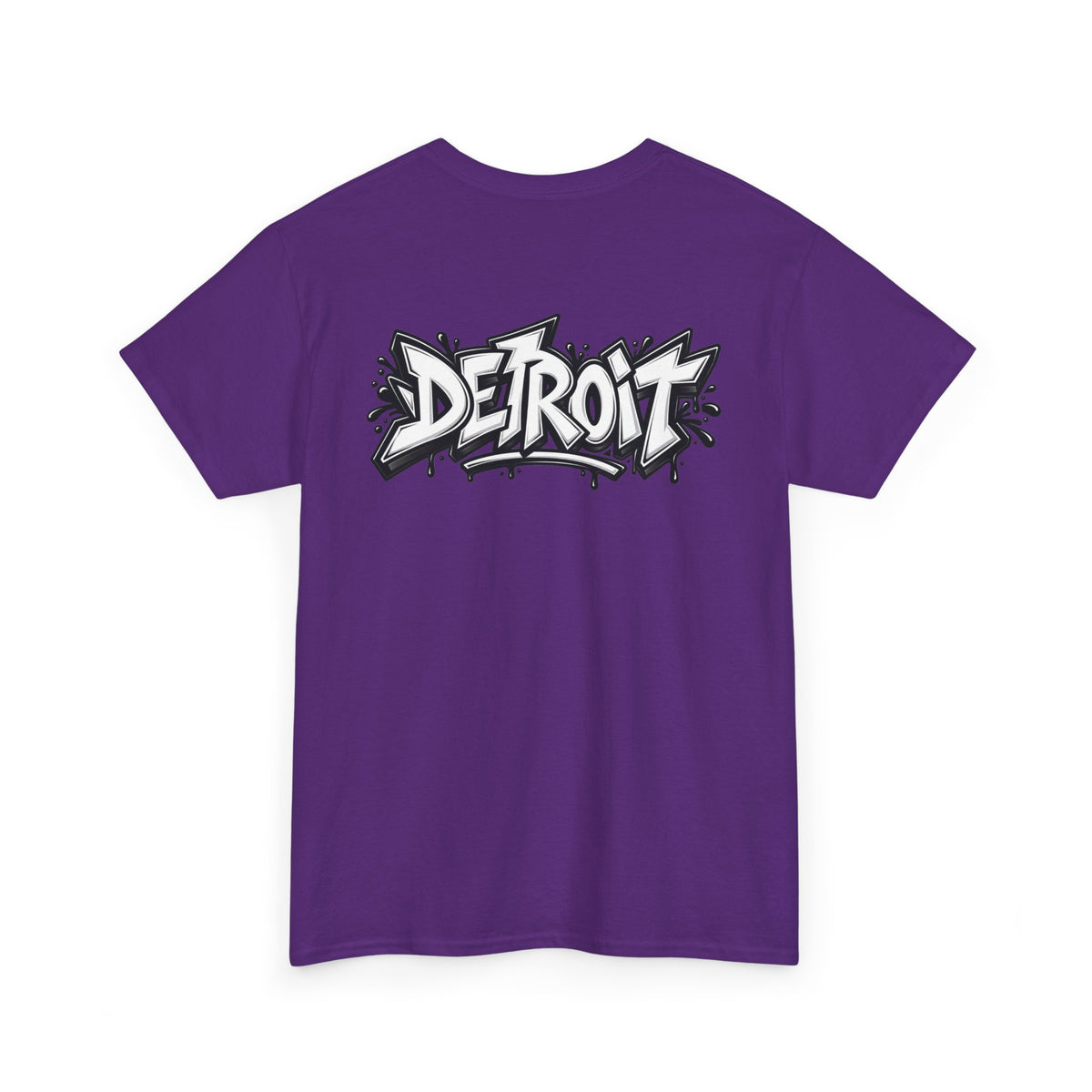 Detroit Lion Graffiti tee | Colorful Drip Lion Detroit Tee