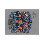 Country Singer McGraw Portrait Blanket | Country Music Cowboy Fans Velveteen Microfiber
