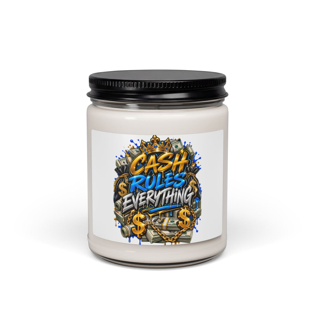 Cash Rules Everything graphic candle | Soy Candle 9oz