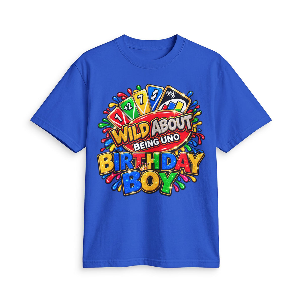 Wild About Being Uno Birthday Boy T-Shirt | Custom Name & Age