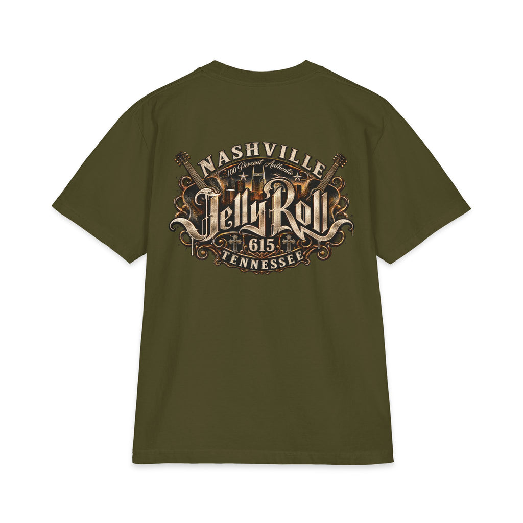 Nashville Jelly Retro Logo T-Shirt | Music City 615 Tennessee