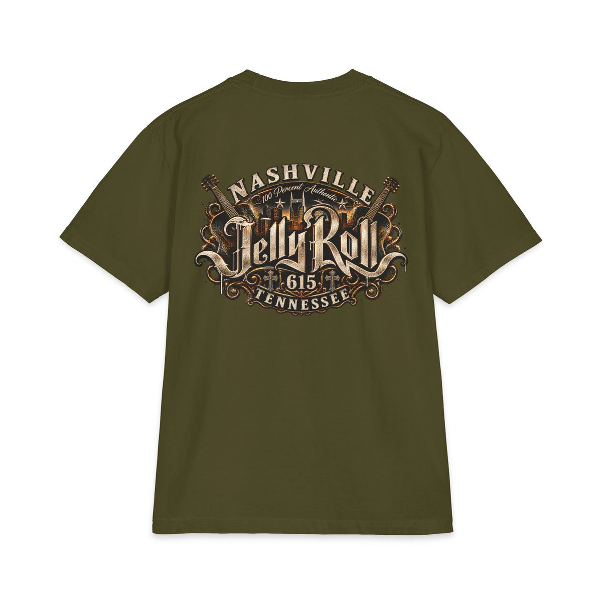 Nashville Jelly Retro Logo T-Shirt | Music City 615 Tennessee