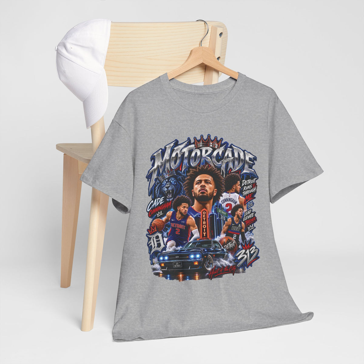 Motorcade Graphic Tee | Vintage Car Rally Illustration