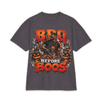 Dad Gift Shirt BBQ Before Boos T-Shirt | Halloween BBQ Grilling Graphic Tee