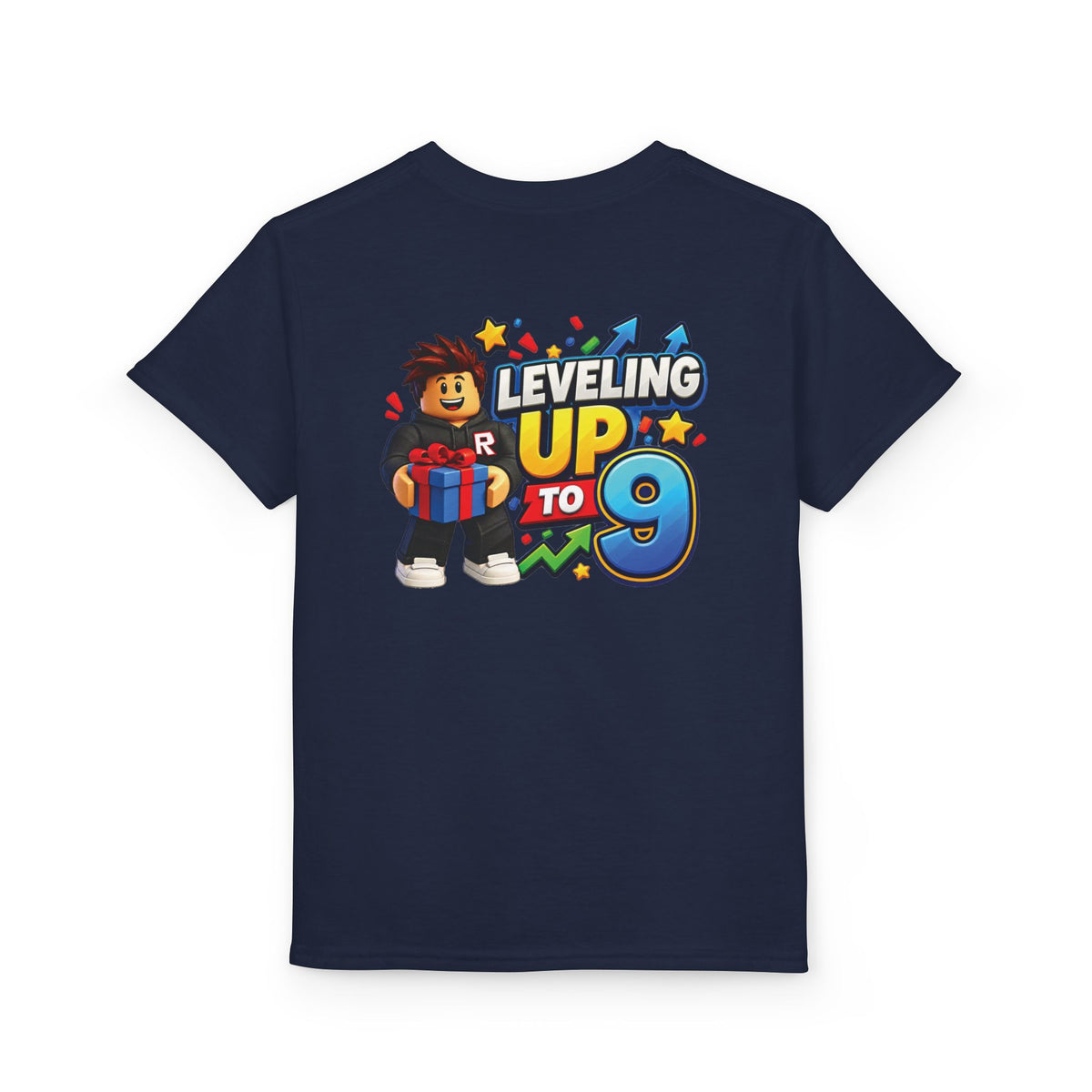 Roblox Birthday Leveling Up 9 Youth T-Shirt