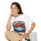 Det What Up Doe Boo! Ghost Graphic T-Shirt | Halloween Kids Tee