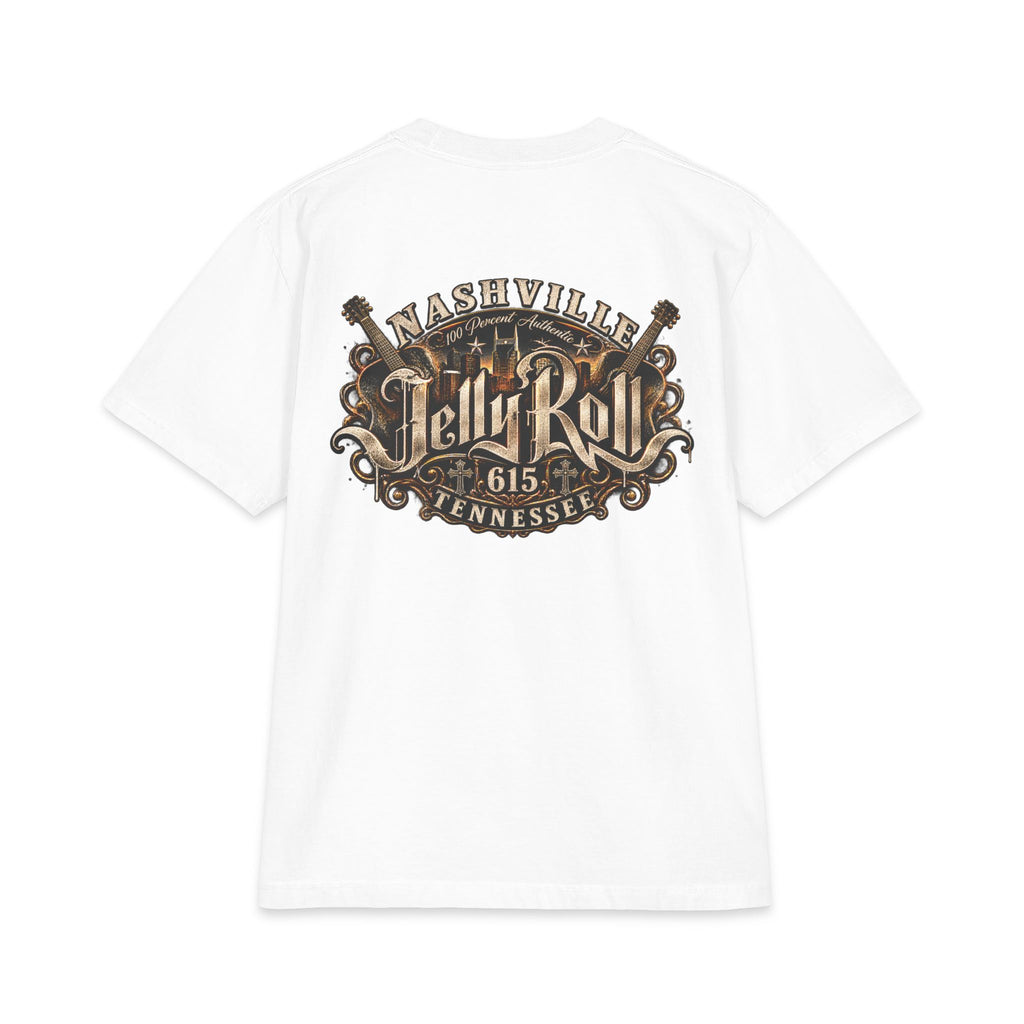 Nashville Jelly Retro Logo T-Shirt | Music City 615 Tennessee