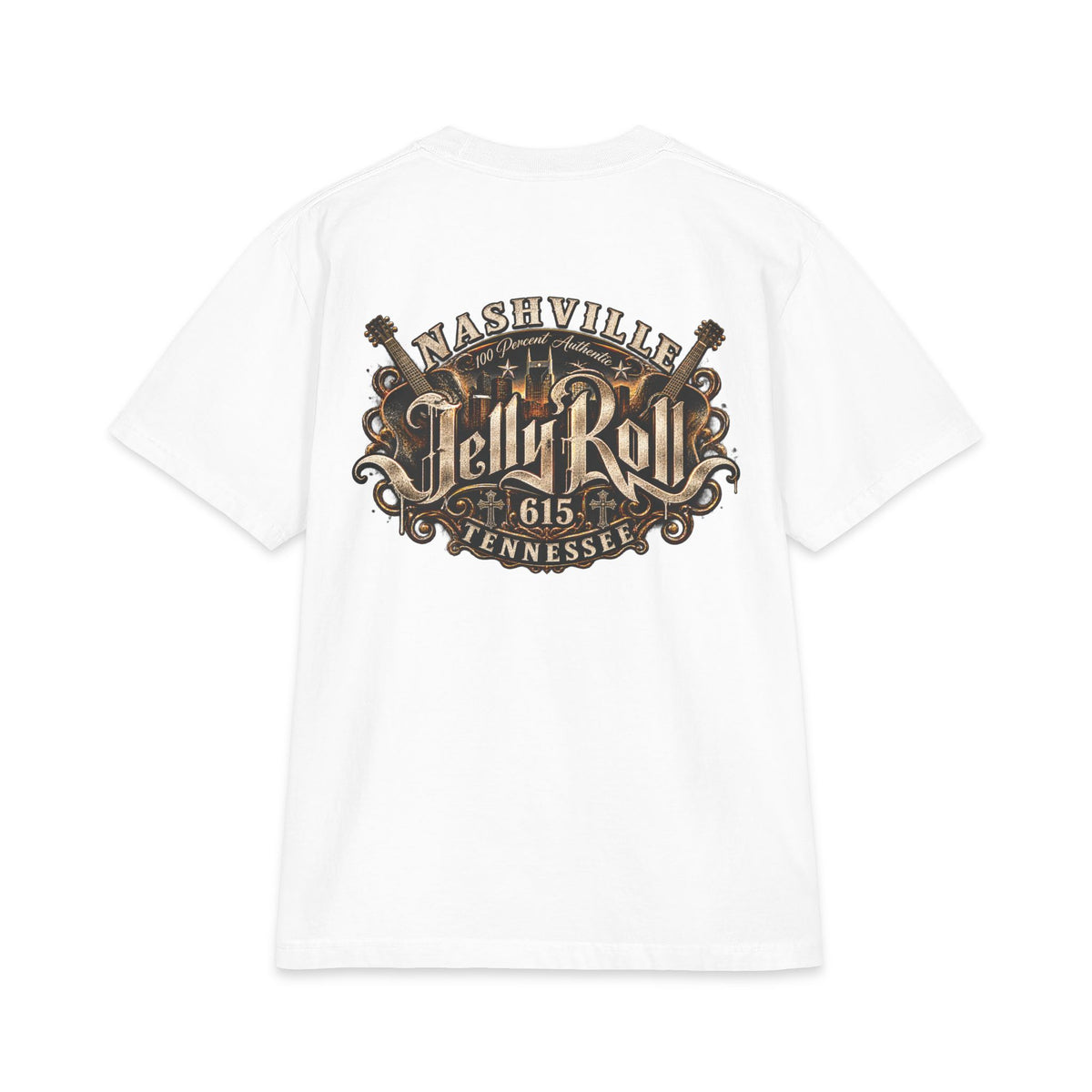 Nashville Jelly Retro Logo T-Shirt | Music City 615 Tennessee