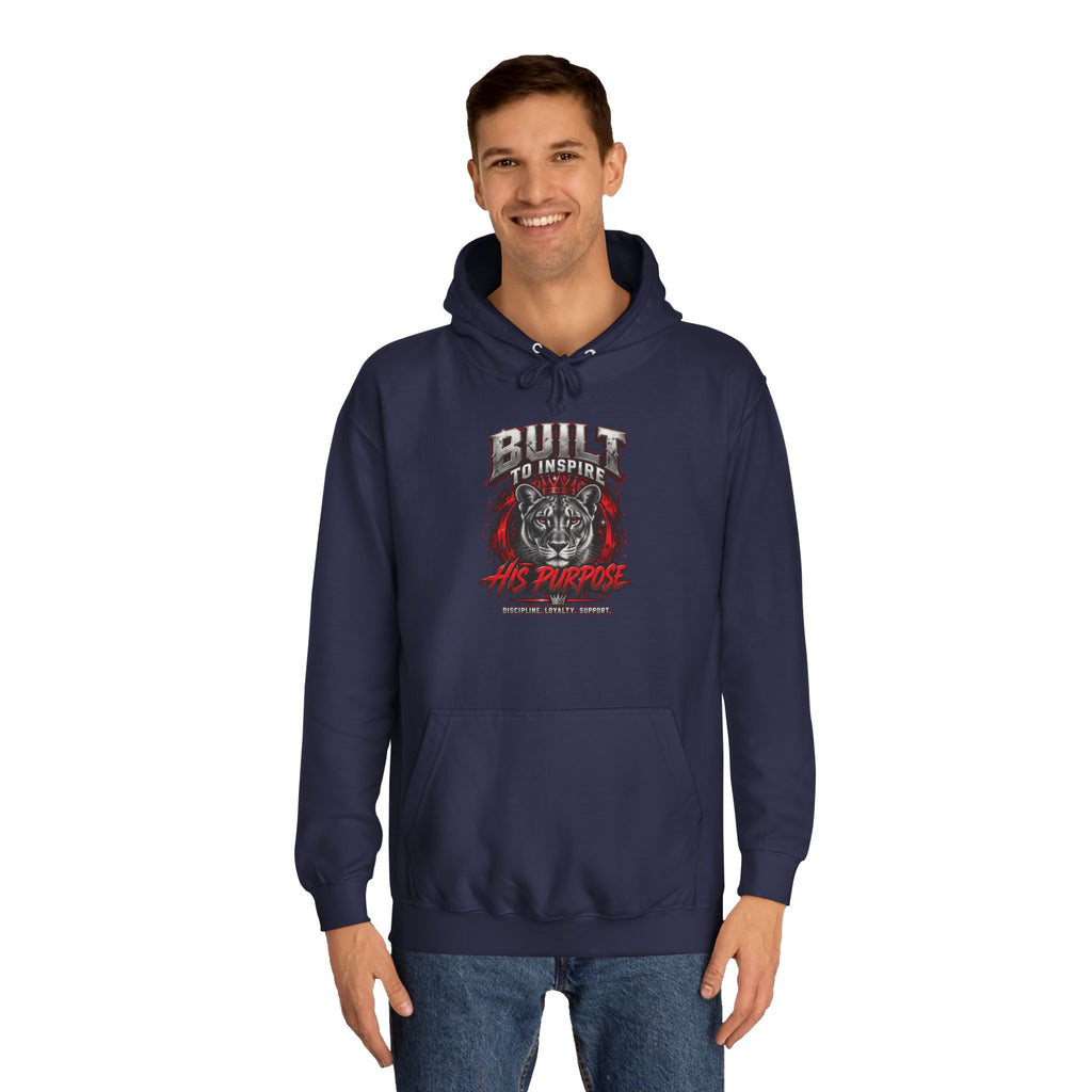 Built ro Inspire his Purpose Couples Graphic Hoodie
