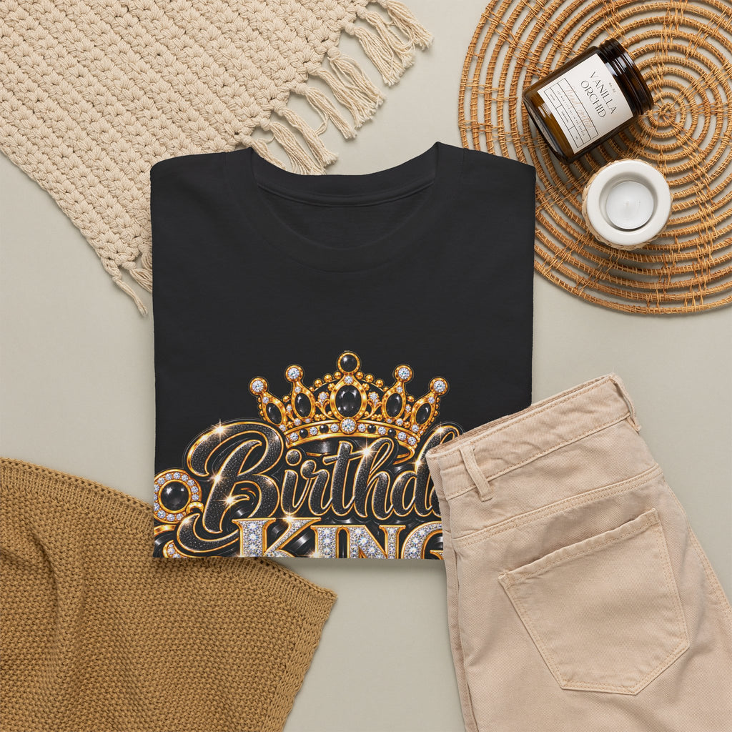 Birthday King Crown Graphic T-Shirt