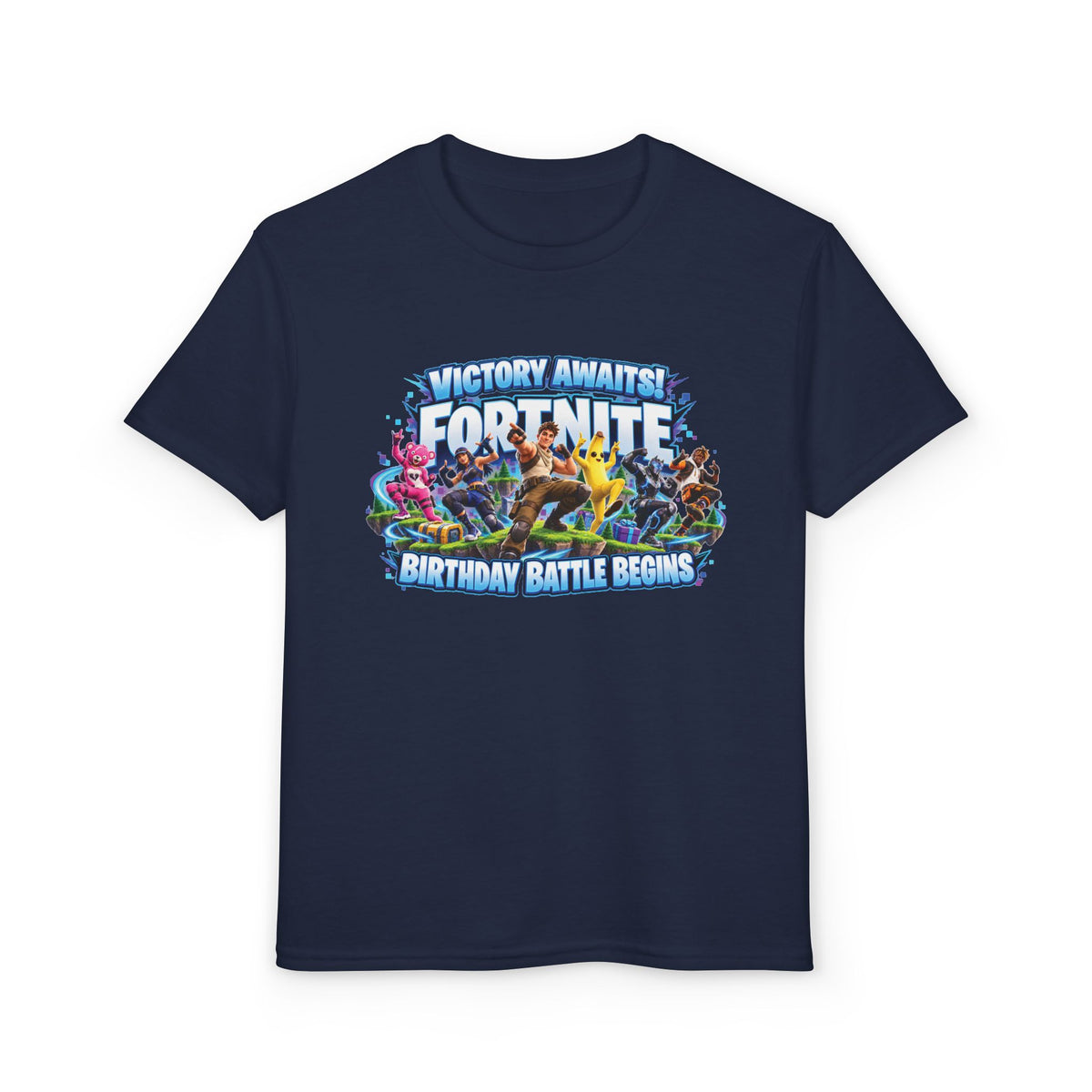 Fortnite Victory Awaits Birthday Battle Youth T-Shirt