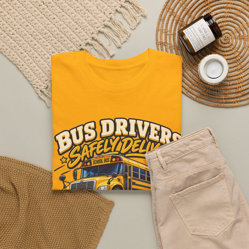 Bus Drivers Safely Deliver Futures Graphic T-Shirt