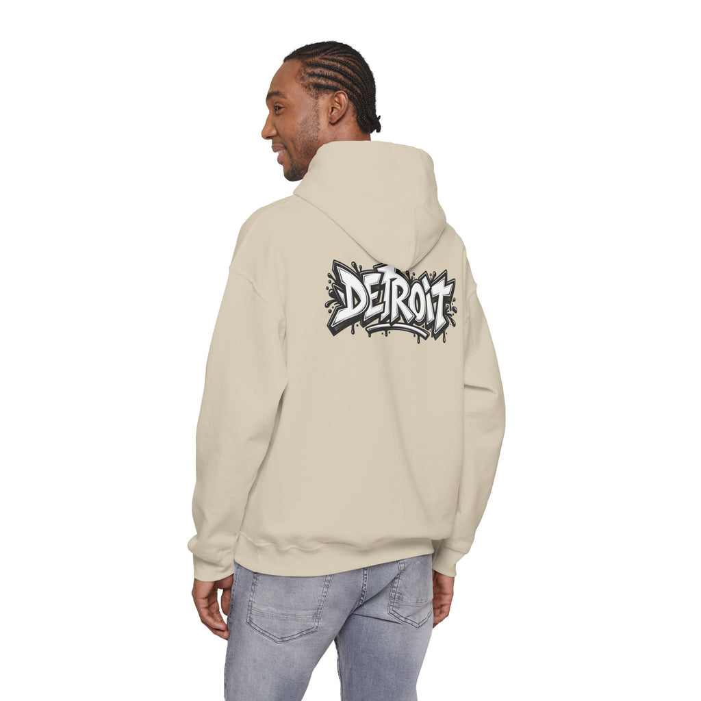 Detroit Graffiti Lion Hoodie | Colorful Street Art Pullover