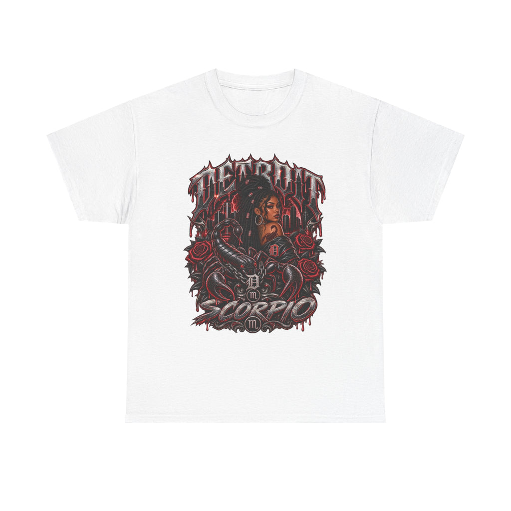Scorpio Gothic Snake Woman T-Shirt | Zodiac Scorpio Tee
