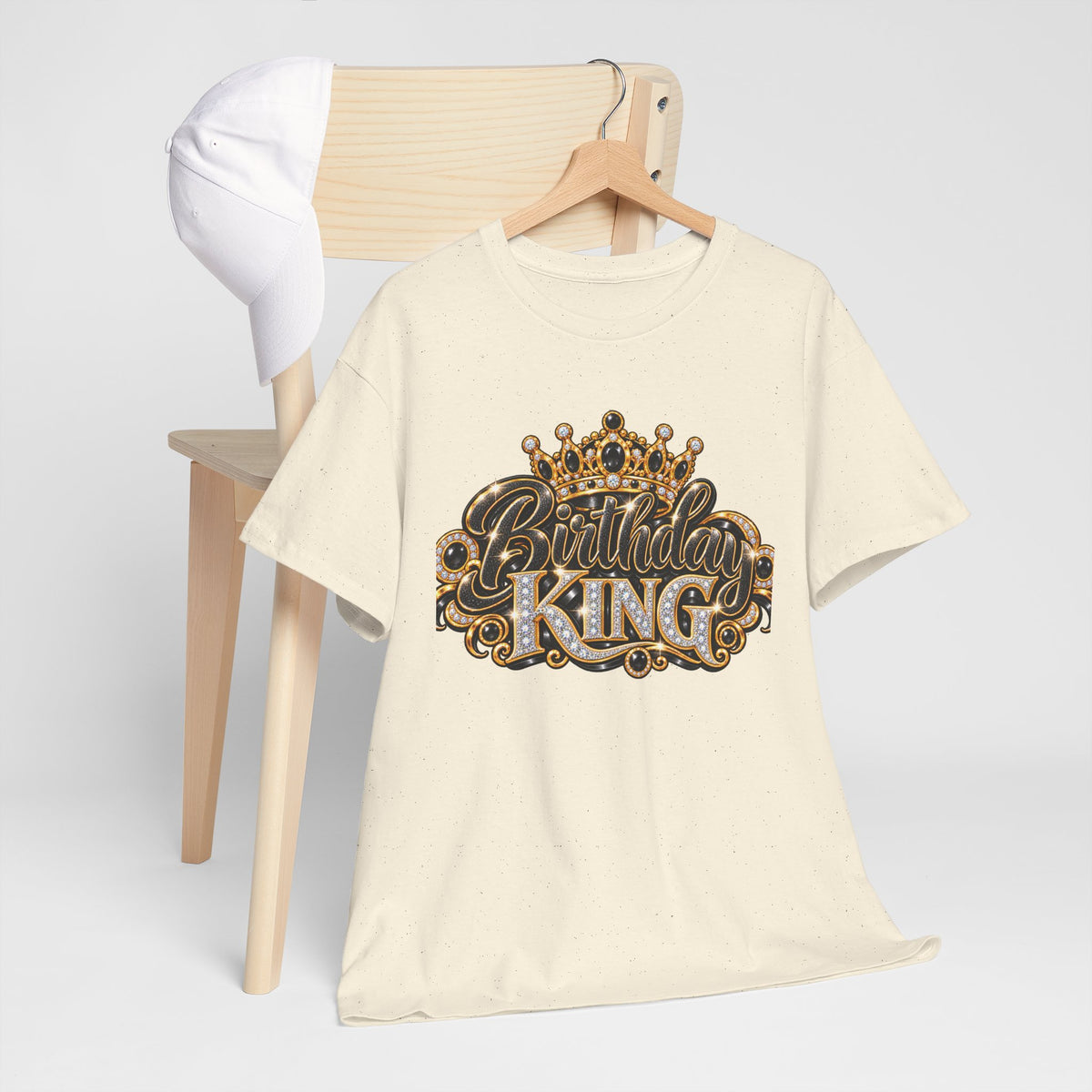 Birthday King Crown Graphic T-Shirt